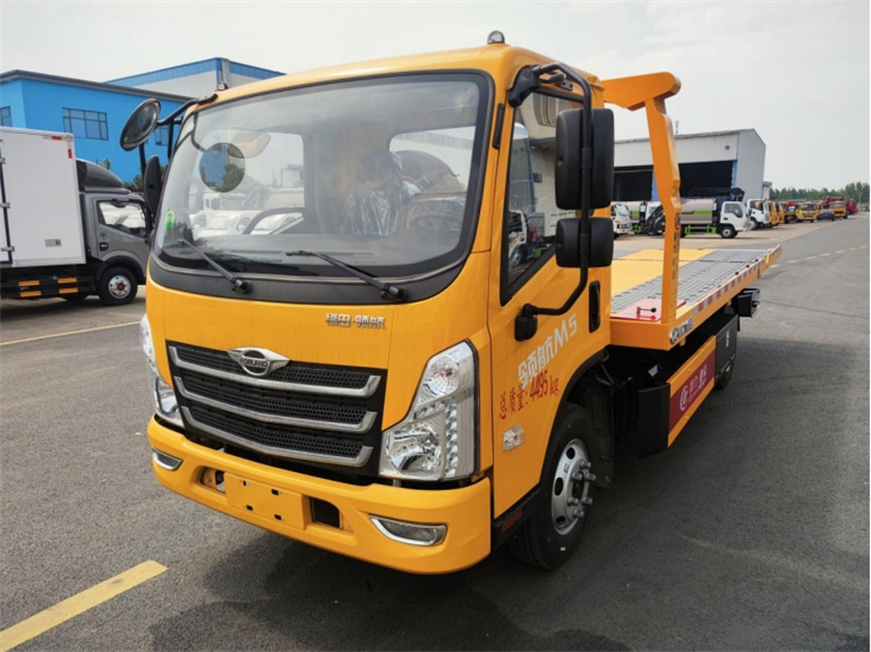 国六福田领航蓝牌清障车