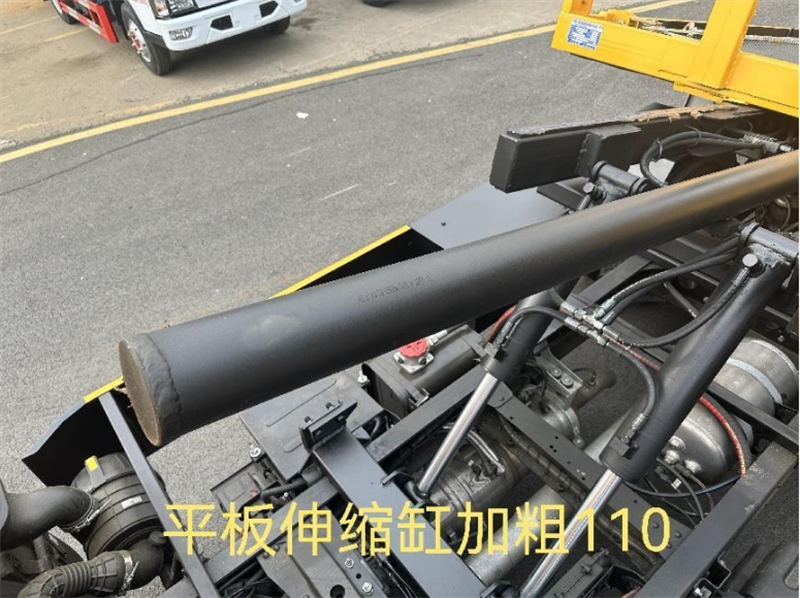国六蓝牌欧马可一拖二清障车（160马力重载）