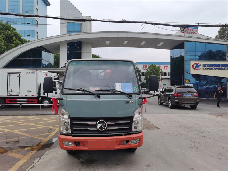 国六4立方 蓝牌凯马 压缩垃圾车