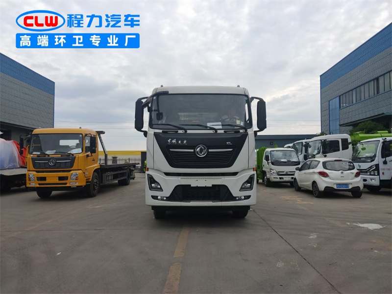 国六18立方东风天龙后双桥 压缩垃圾车