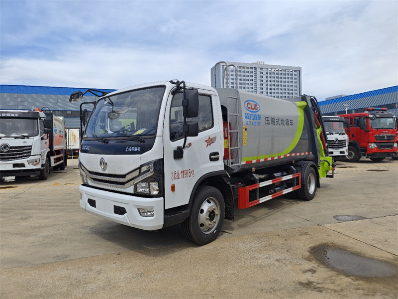 湖北 国六9立方东风多利卡D7 压缩垃圾车