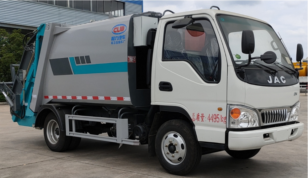 国六 蓝牌 江淮5.8方蓝牌压缩垃圾车